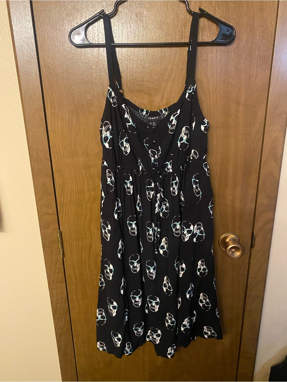 torrid Black Skull Print Midi Dress
